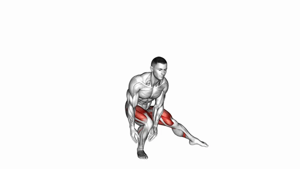 How to do alternate heel touch side kick squats? Image