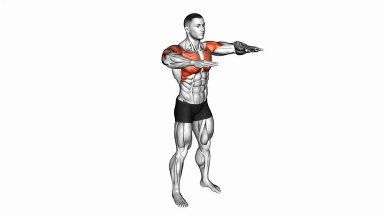 How to do the Arm Crossover Chest Stretch? Image