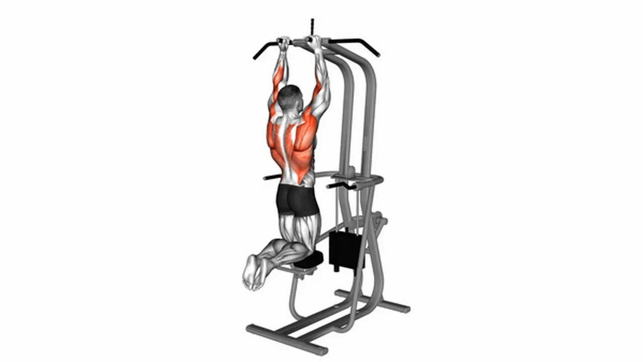 Common variations of assisted parallel close grip pull-ups Image