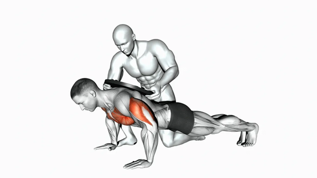 How to do Assisted Weighted Push-Ups? Image