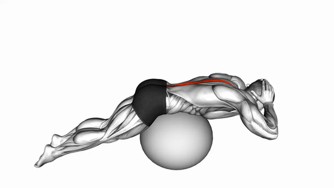 Common mistakes during back extensions on exercise ball Image