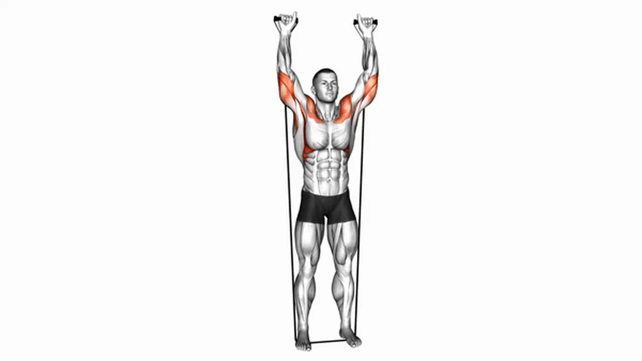 Common variations of the Band Behind Neck Shoulder Press Image