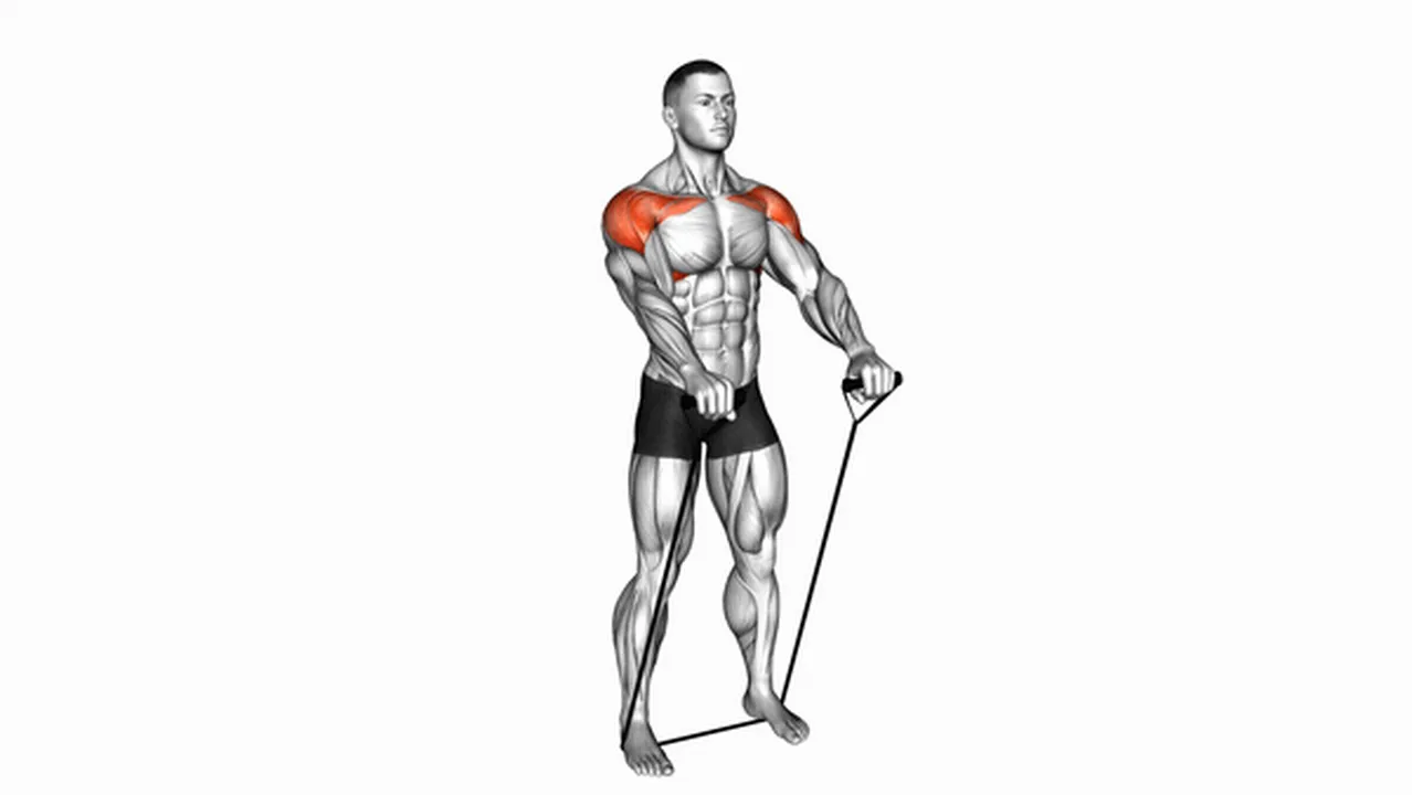 How to do Band Front Raises? Image