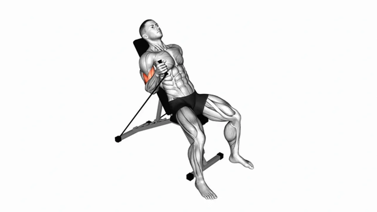 How to do band incline alternate hammer curls? Image