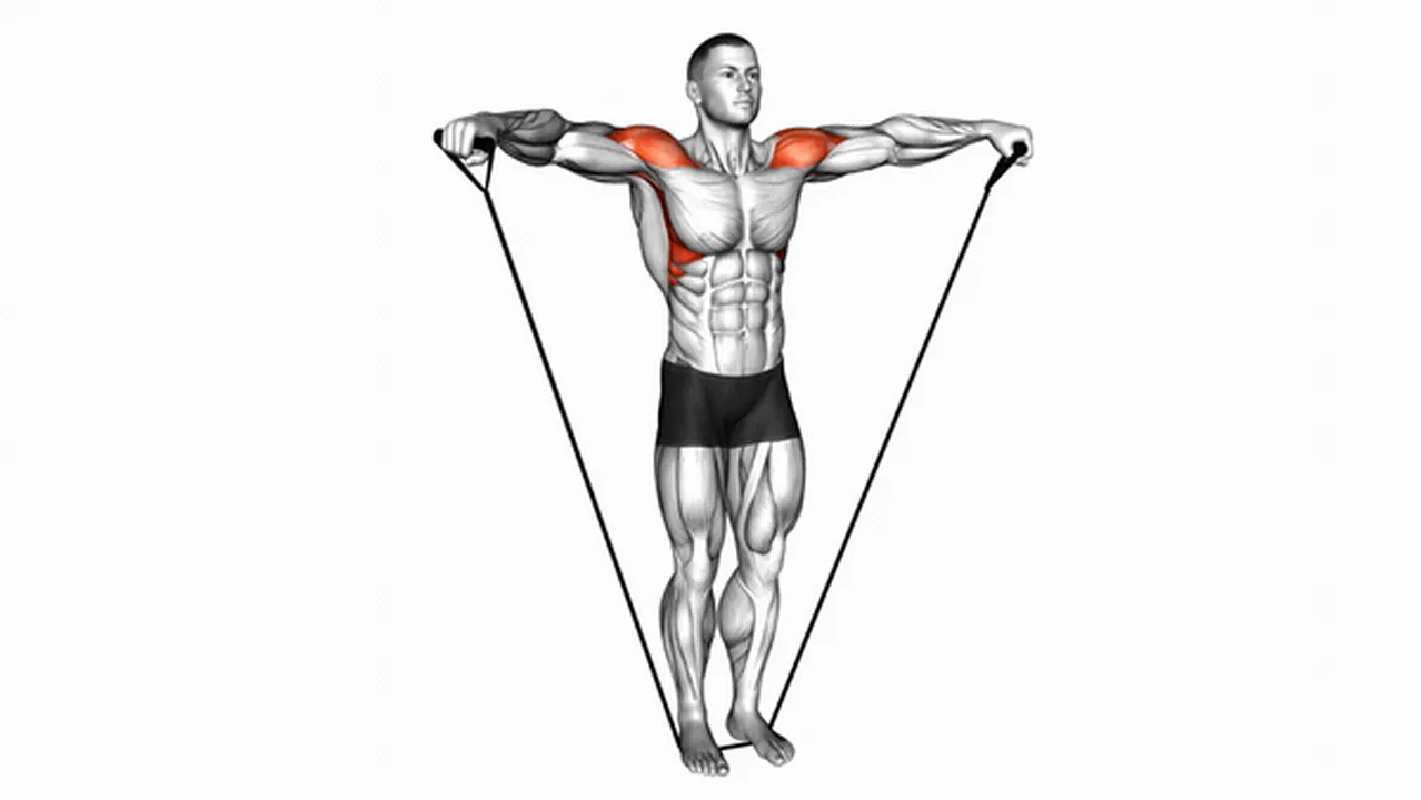 How to do band lateral raises? Image