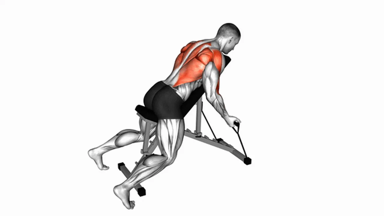 Common mistakes during Band Lying Reverse Grip Rows Image