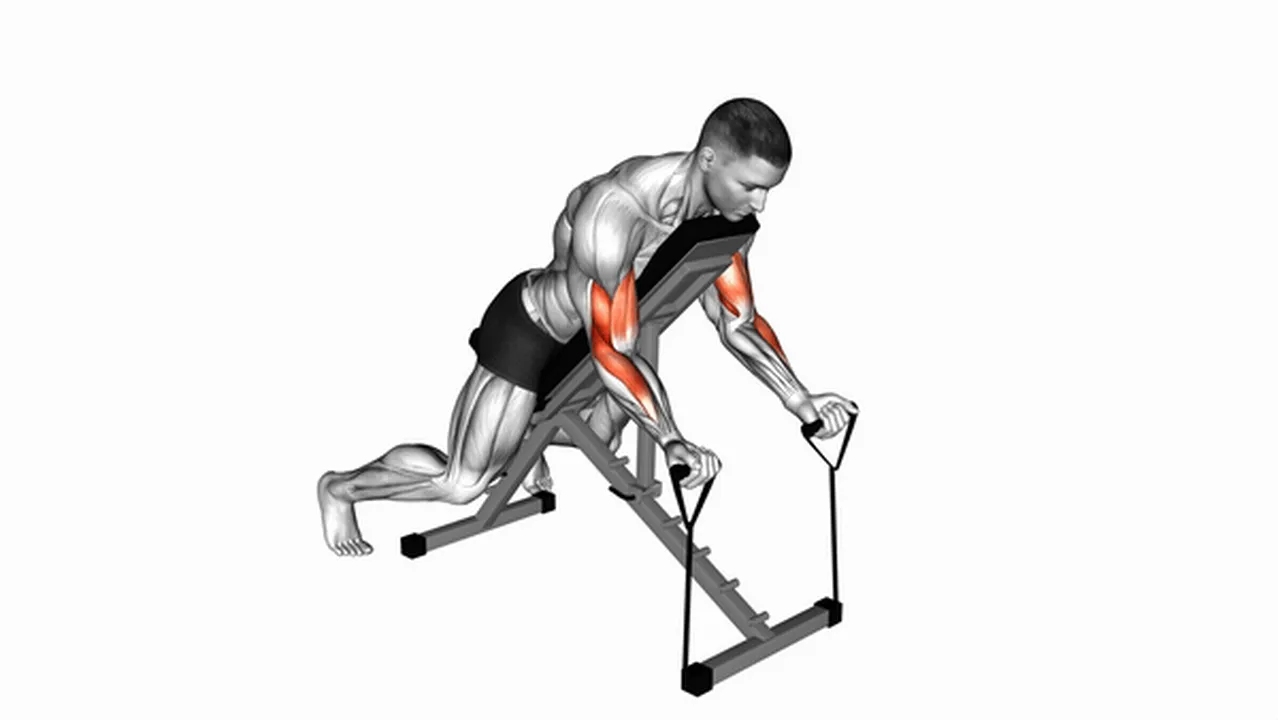 How to do the Band Prone Incline Curl? Image