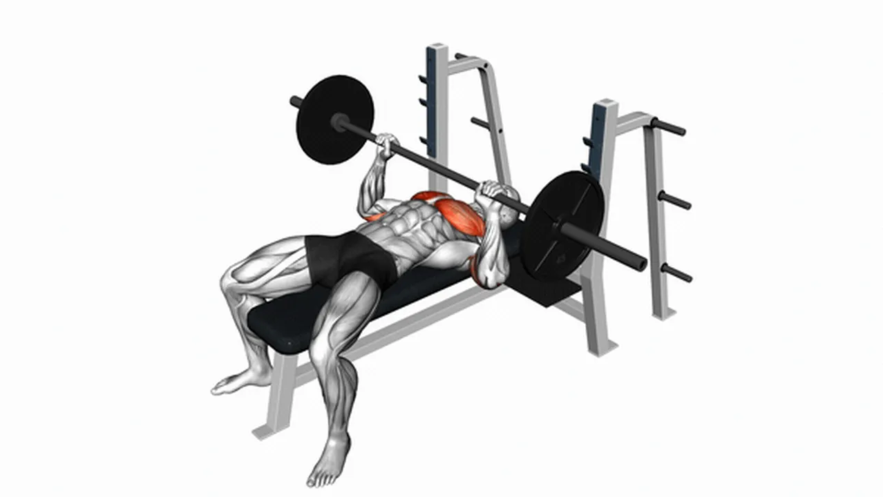 What are the benefits of the barbell bench press? Image