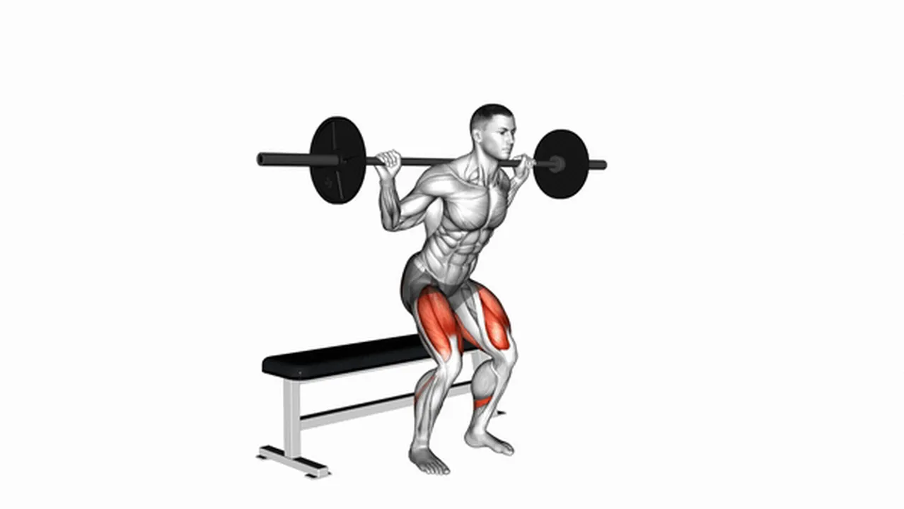 How to do Barbell Bench Squats? Image