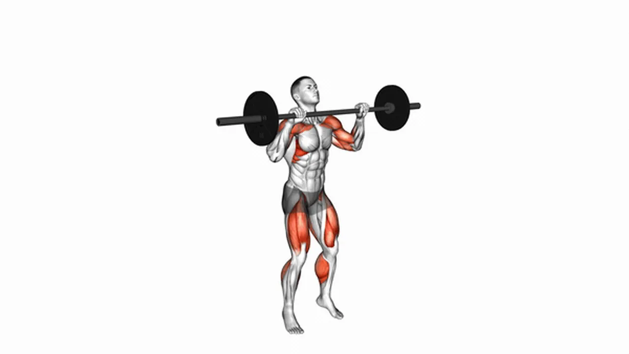 What are the benefits of the barbell clean and press? Image