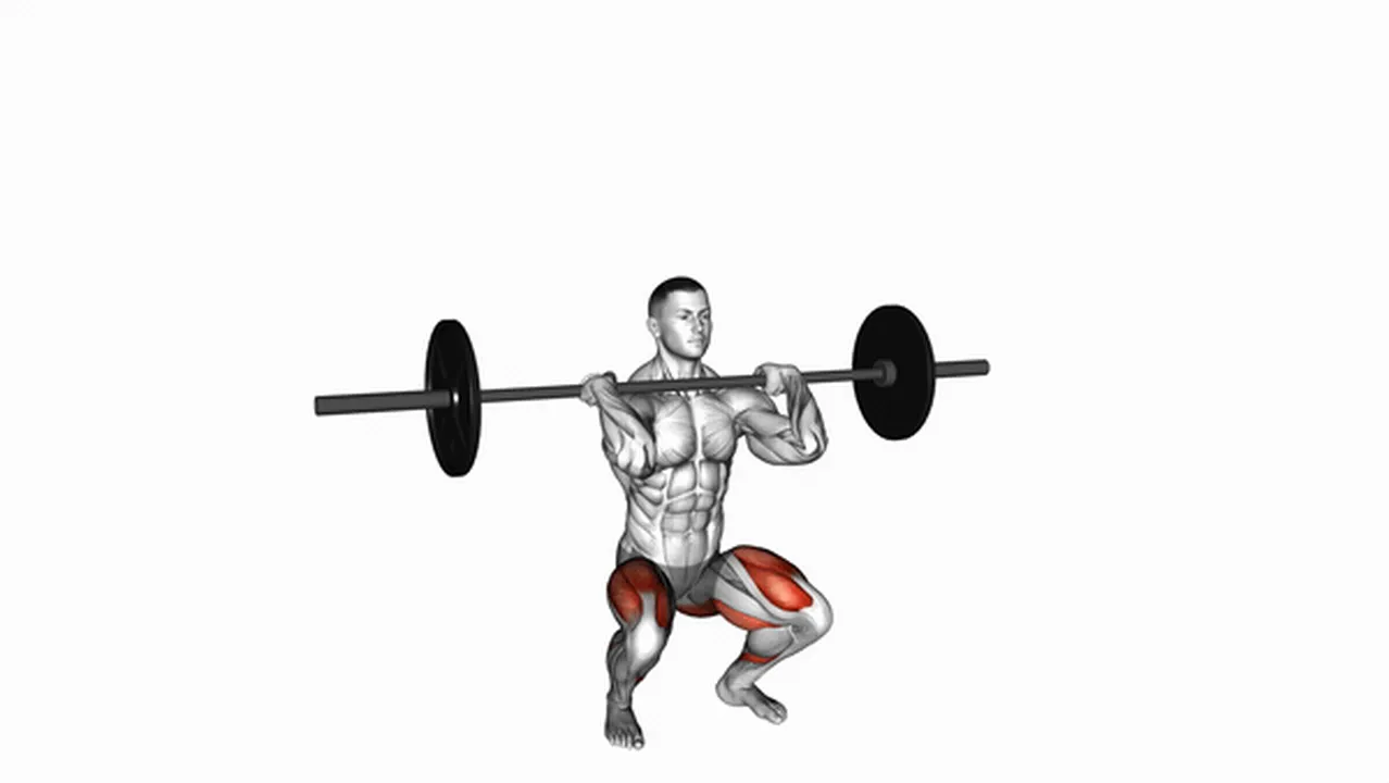 How to do Barbell Clean Grip Front Squats? Image