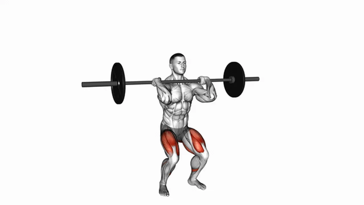 Common mistakes during Barbell Clean Grip Front Squats Image