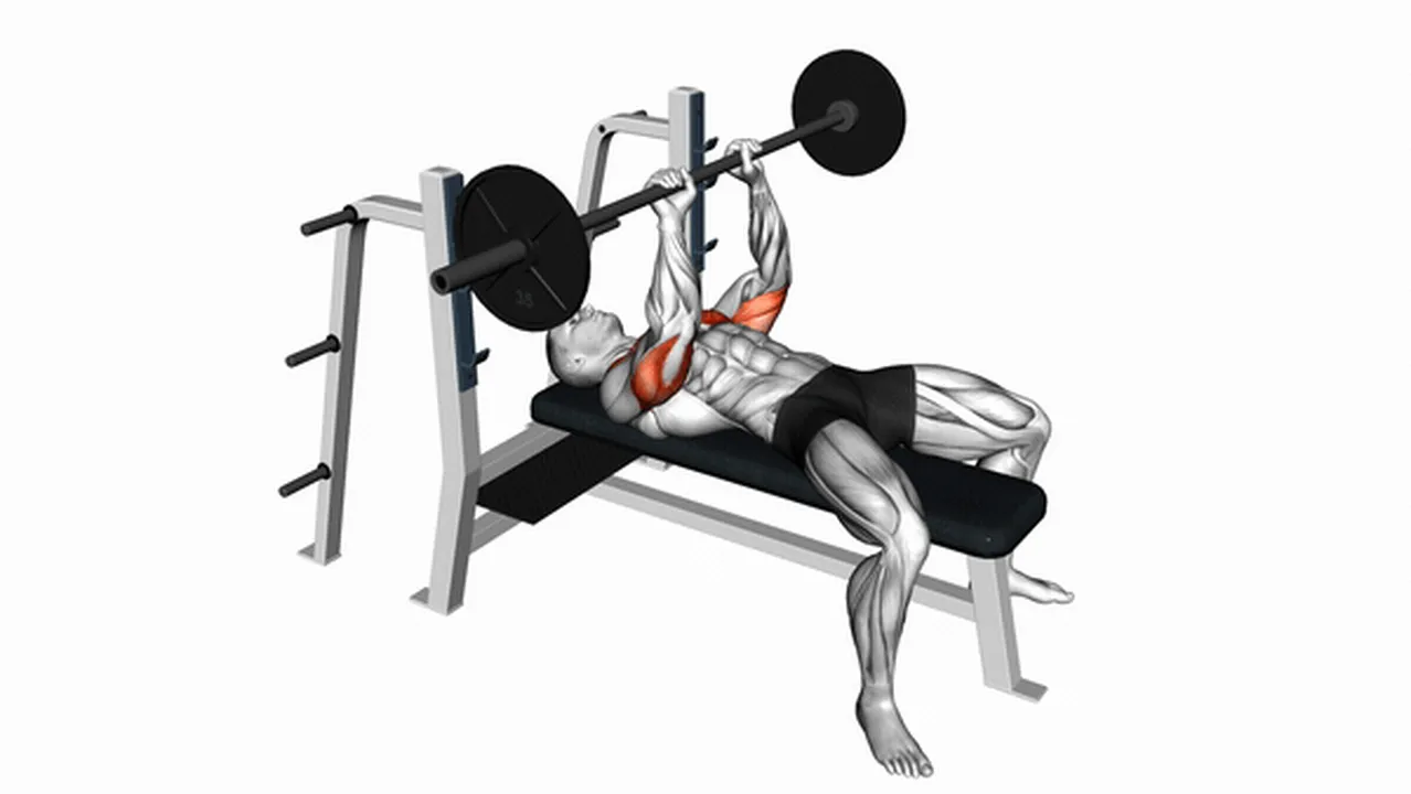 What are the benefits of the barbell close grip bench press? Image