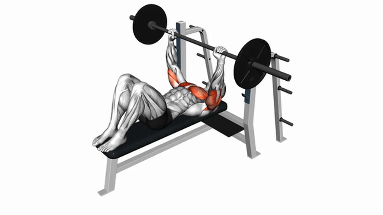 Common Barbell Flat Bench Press variations Image