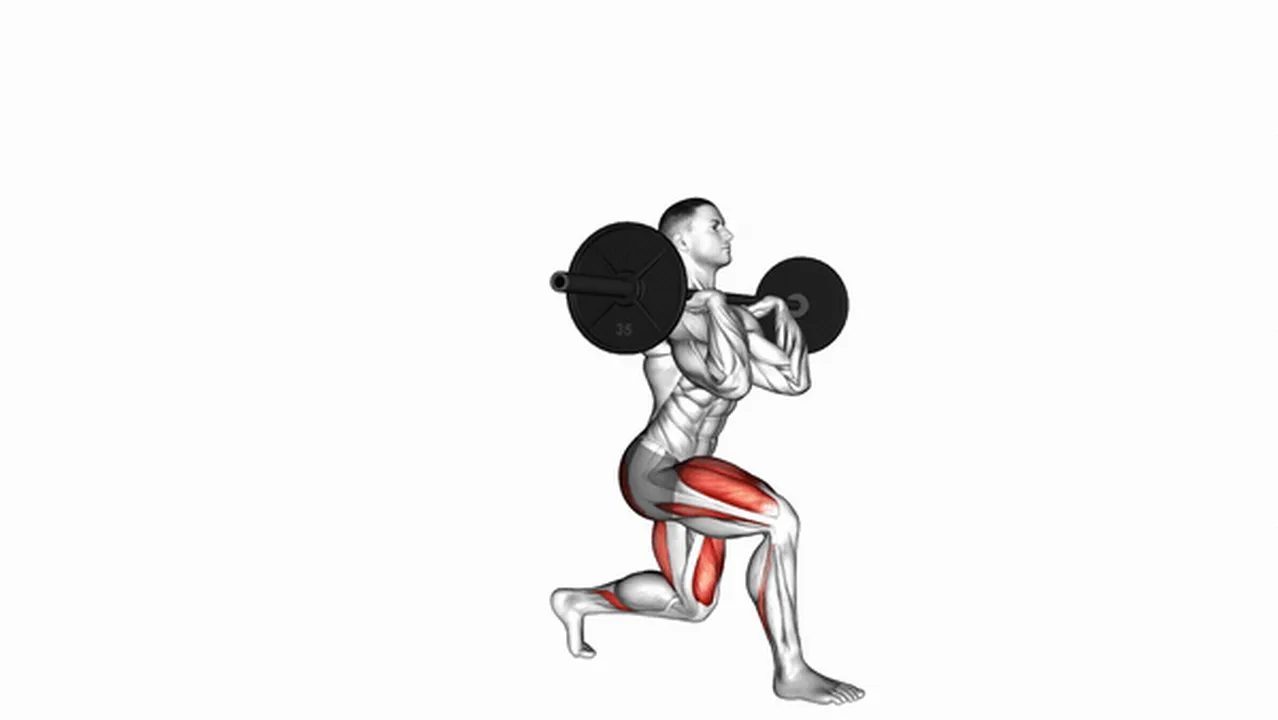 Common mistakes during Barbell Front Rack Lunges Image