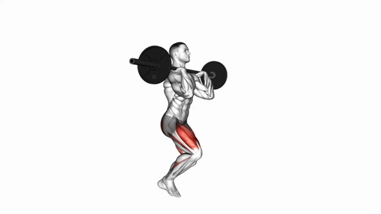 Barbell Front Rack Lunge