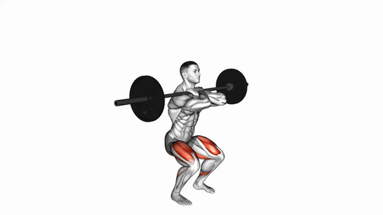 Common Barbell Front Squat variations Image