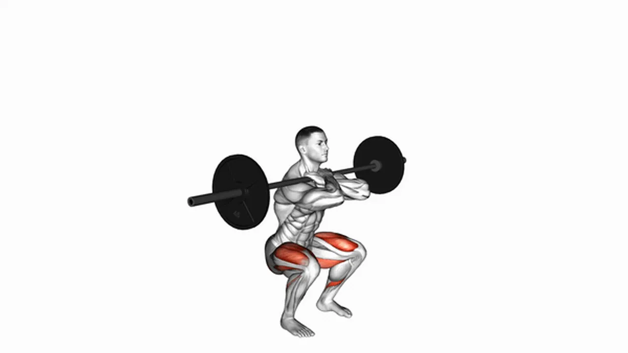 How to do barbell front squats? Image