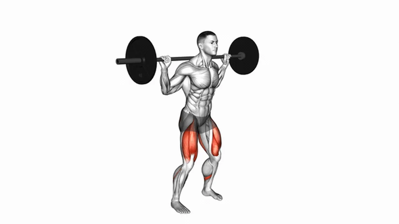 How to do barbell high bar squats? Image