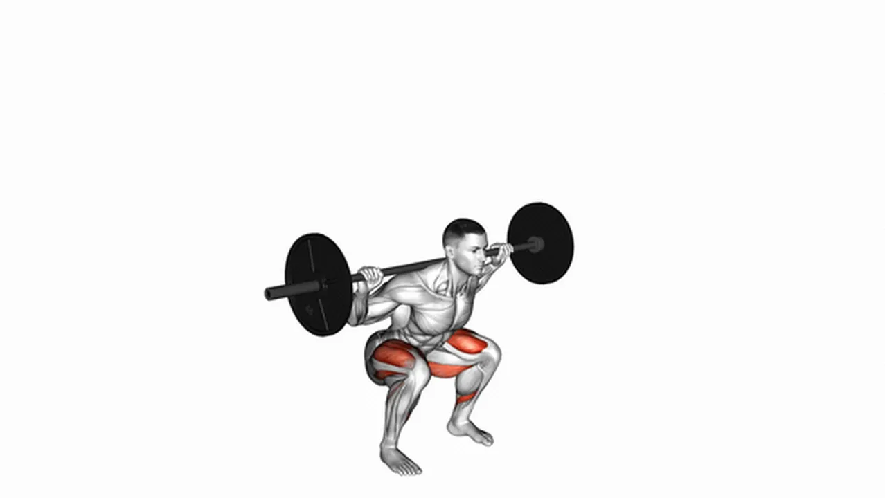 Common barbell high bar squat variations Image