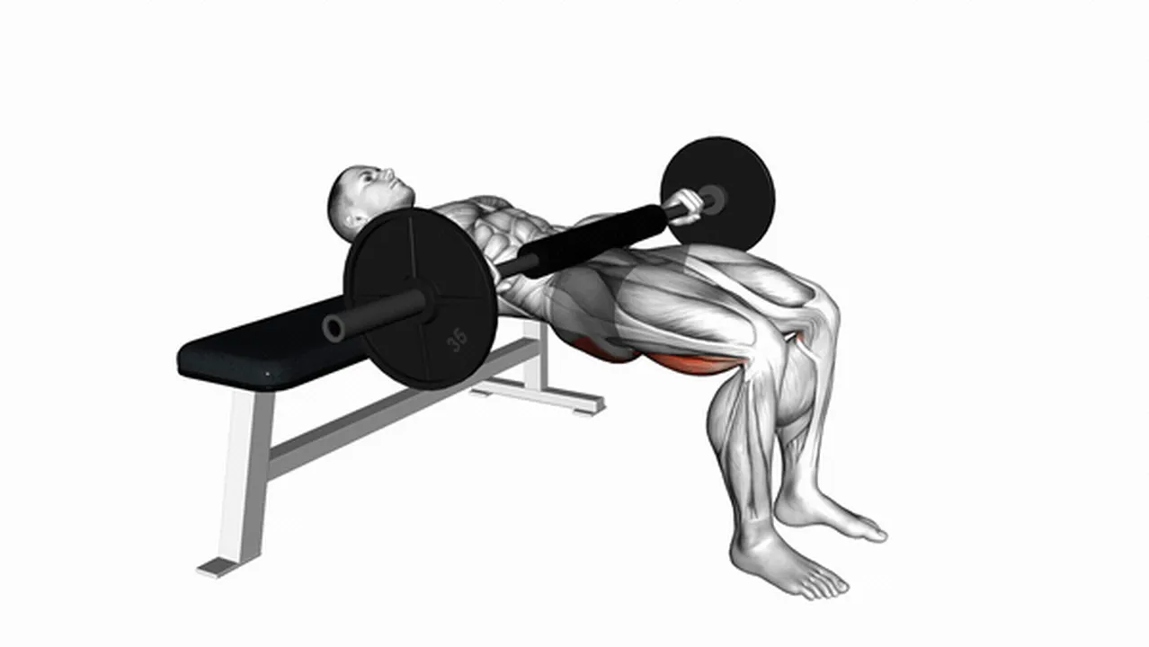 Common barbell hip thrust variations Image