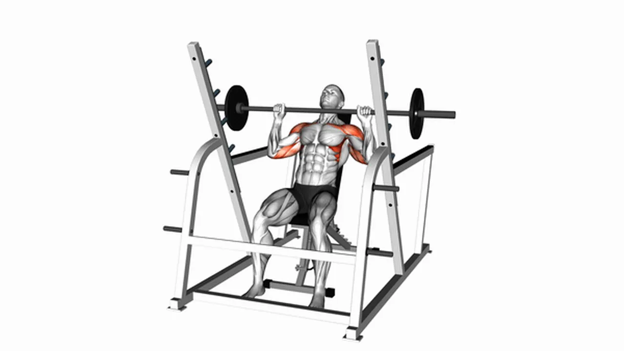 Common Barbell Incline Shoulder Press variations Image