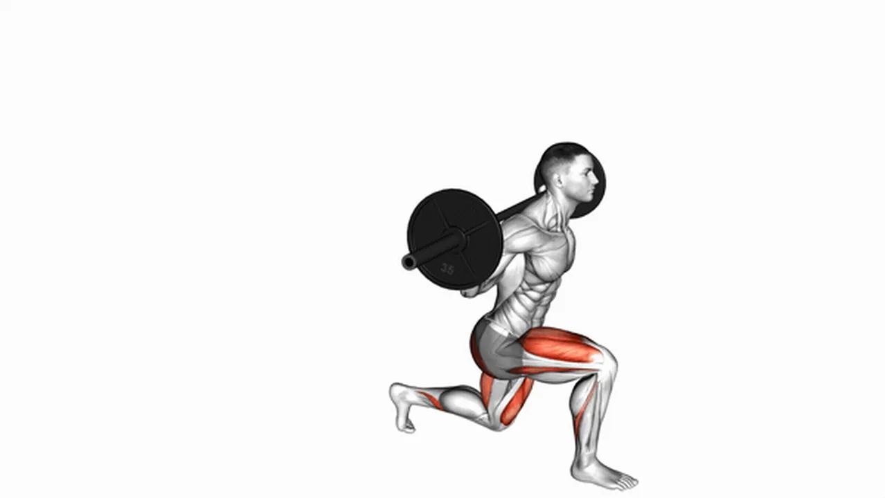 How to do barbell lunges? Image