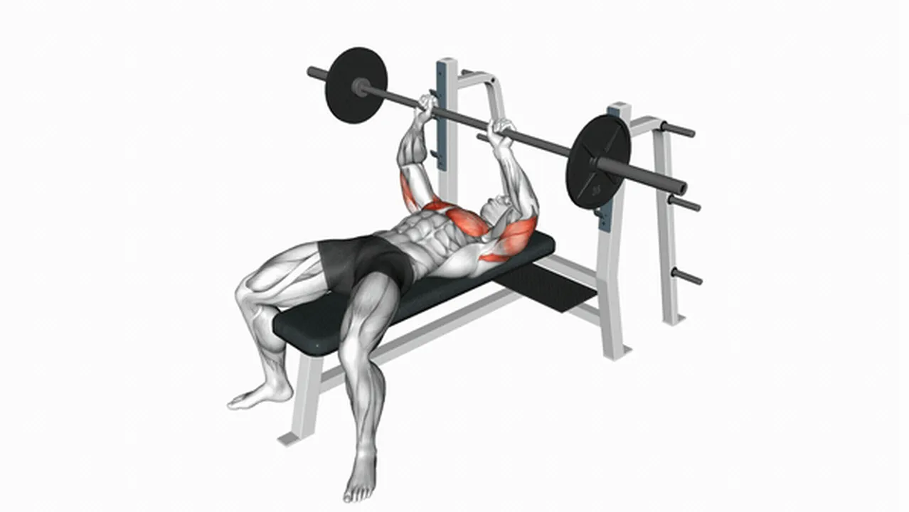 How to do the Barbell Lying Close-Grip Press? Image