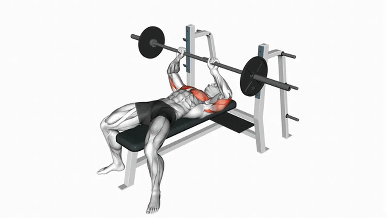 Common variations of the Barbell Lying Close-Grip Press Image