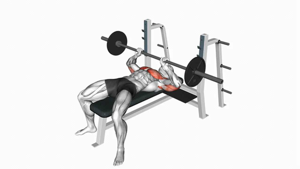 Common mistakes during the Barbell Lying Close-Grip Press Image