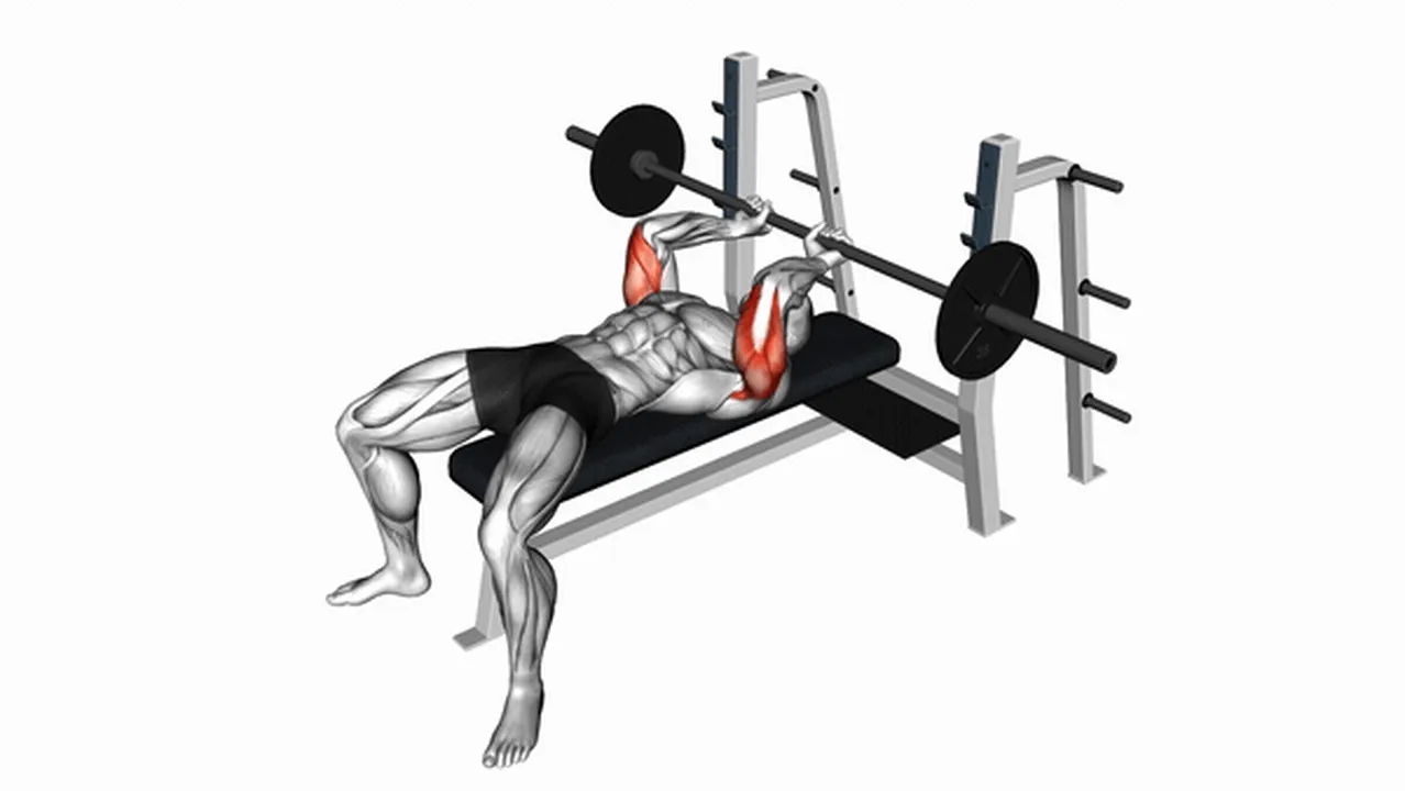 Common mistakes during Barbell Lying Extensions Image