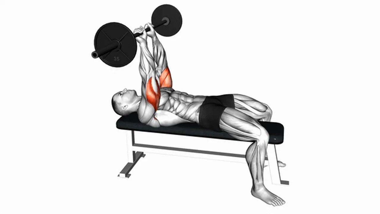 Common variations of Barbell Lying Triceps Extensions Image