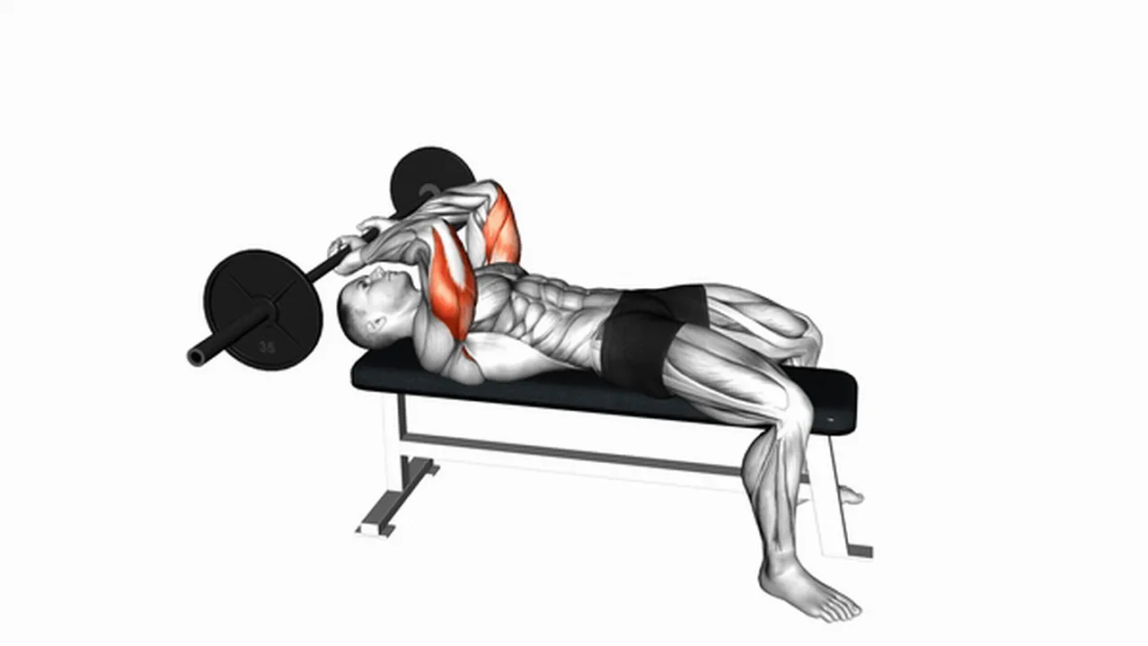 Common mistakes during Barbell Lying Triceps Extensions Image