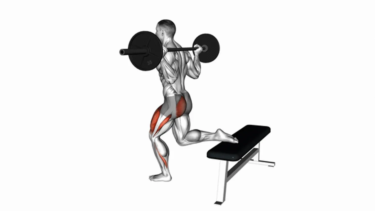 Barbell One Leg Squat