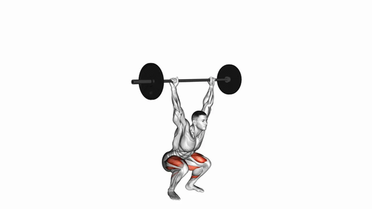 Common Barbell Overhead Squat variations Image