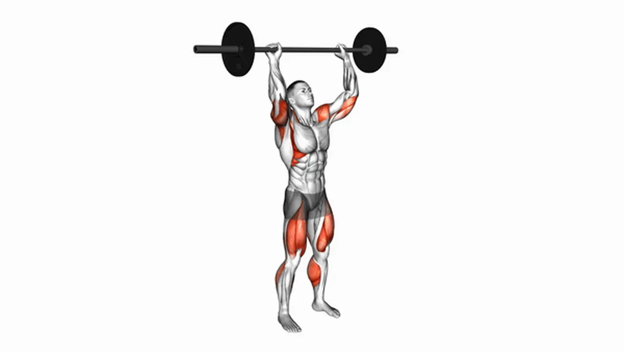 Common variations of the Barbell Power Jerk Image