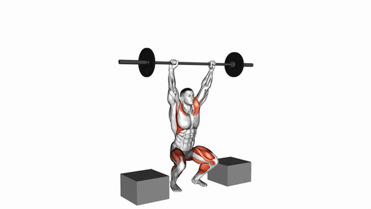 How to do the Barbell Power Snatch From Blocks? Image