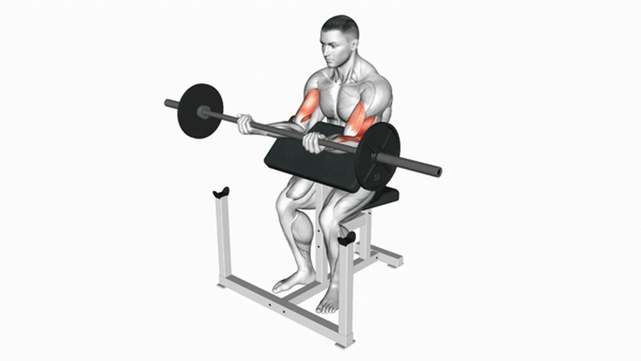 Variations of Barbell Preacher Curls Image