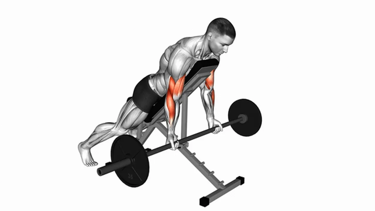 Common mistakes during Barbell Prone Incline Curls Image