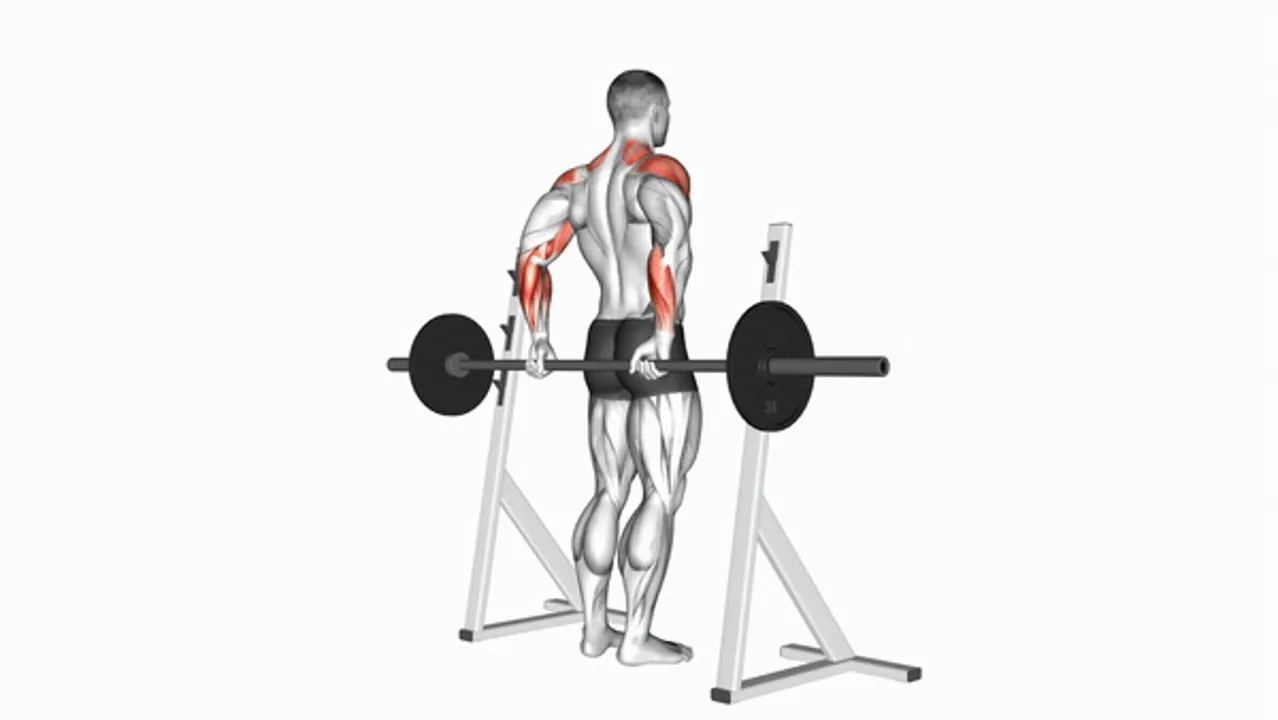 Barbell Rear Delt Raise