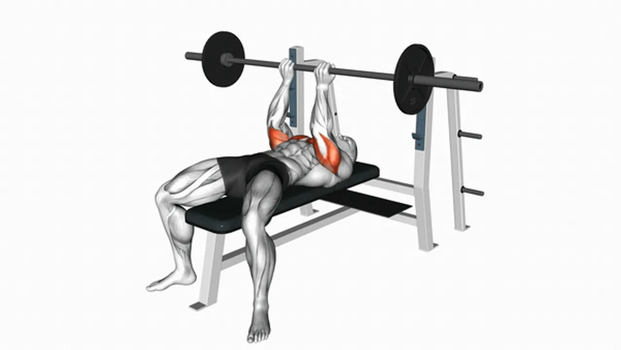 What are the benefits of Barbell Reverse Close-Grip Bench Press? Image