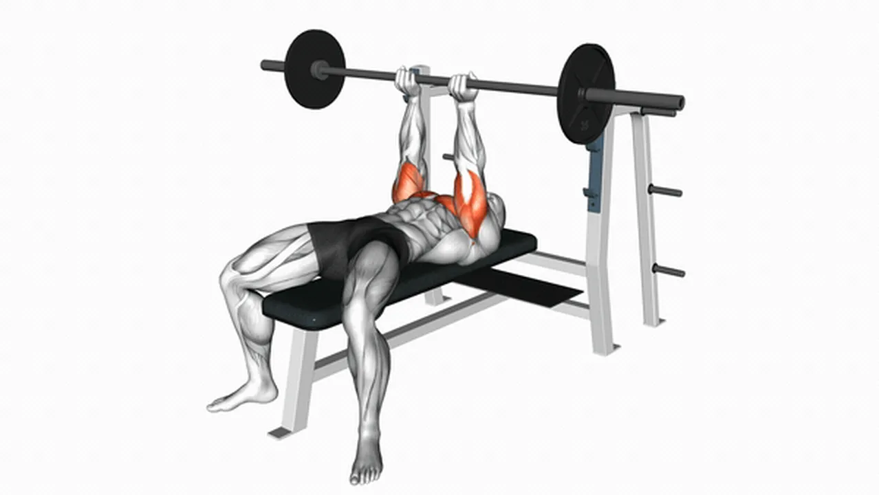 How to do Barbell Reverse Close-Grip Bench Press? Image