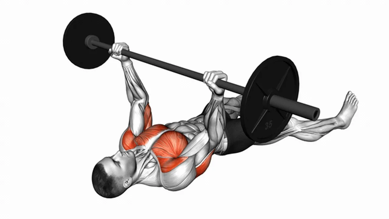 How to do the Barbell Reverse Grip Bench Press on Floor? Image