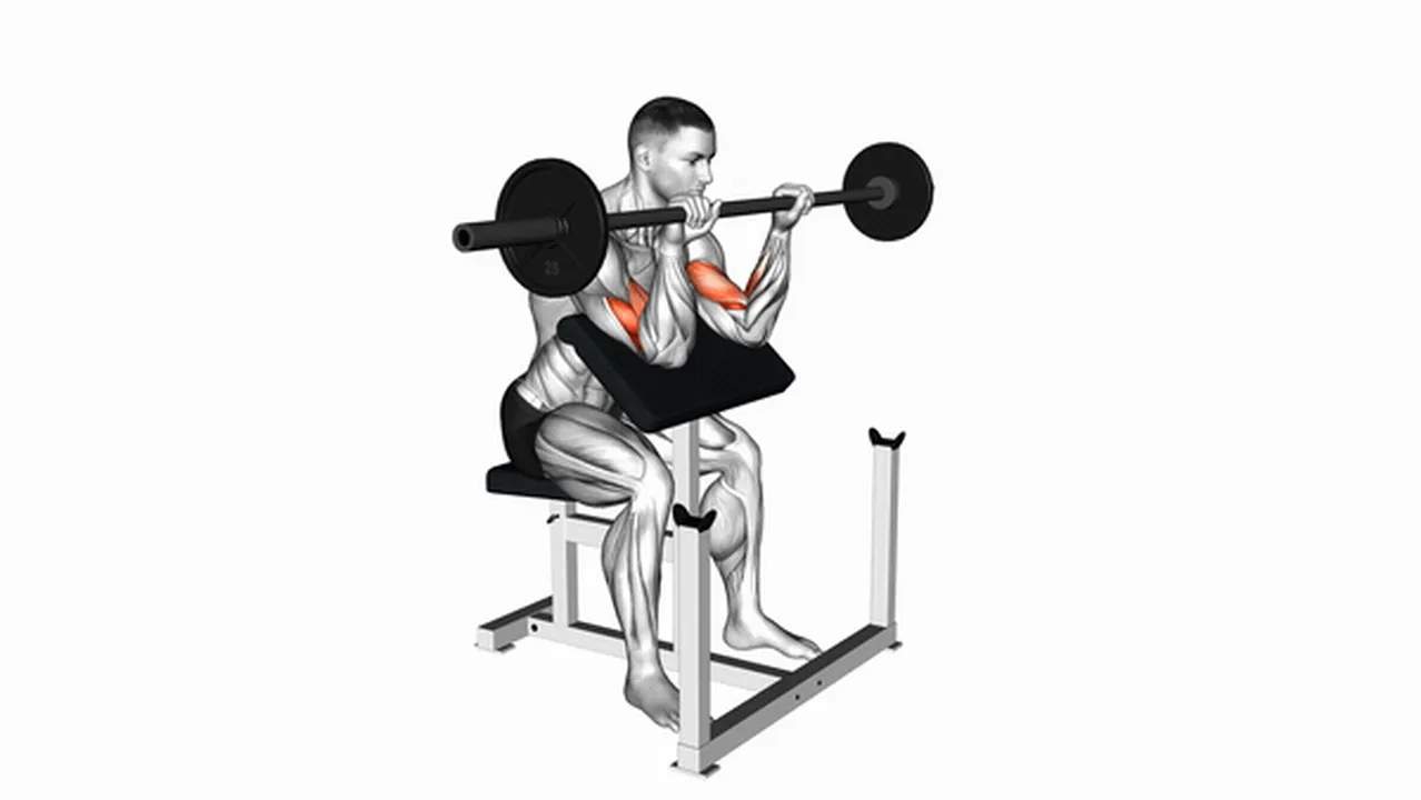 Common Barbell Reverse Preacher Curl variations Image