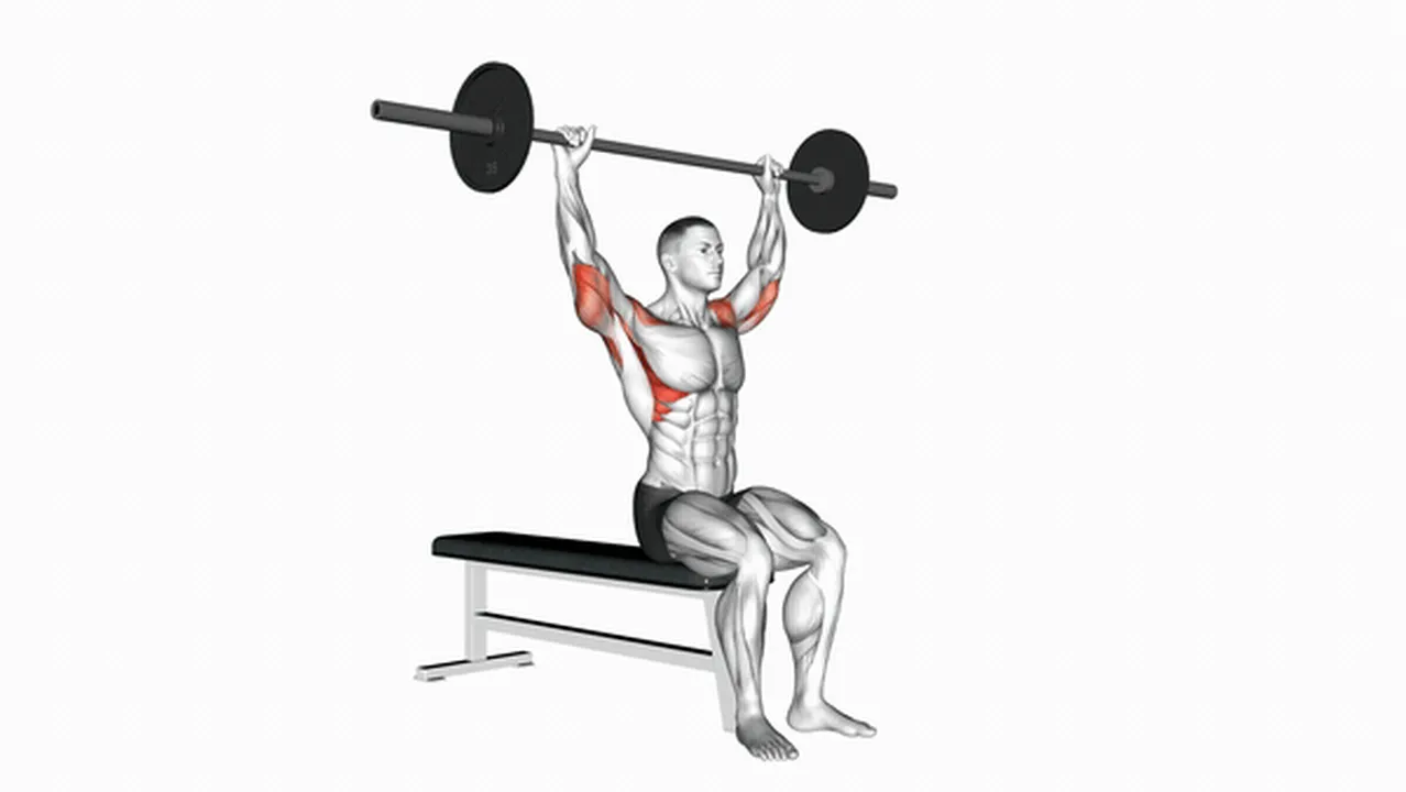 Alternatives to the Barbell Seated Behind Head Military Press Image