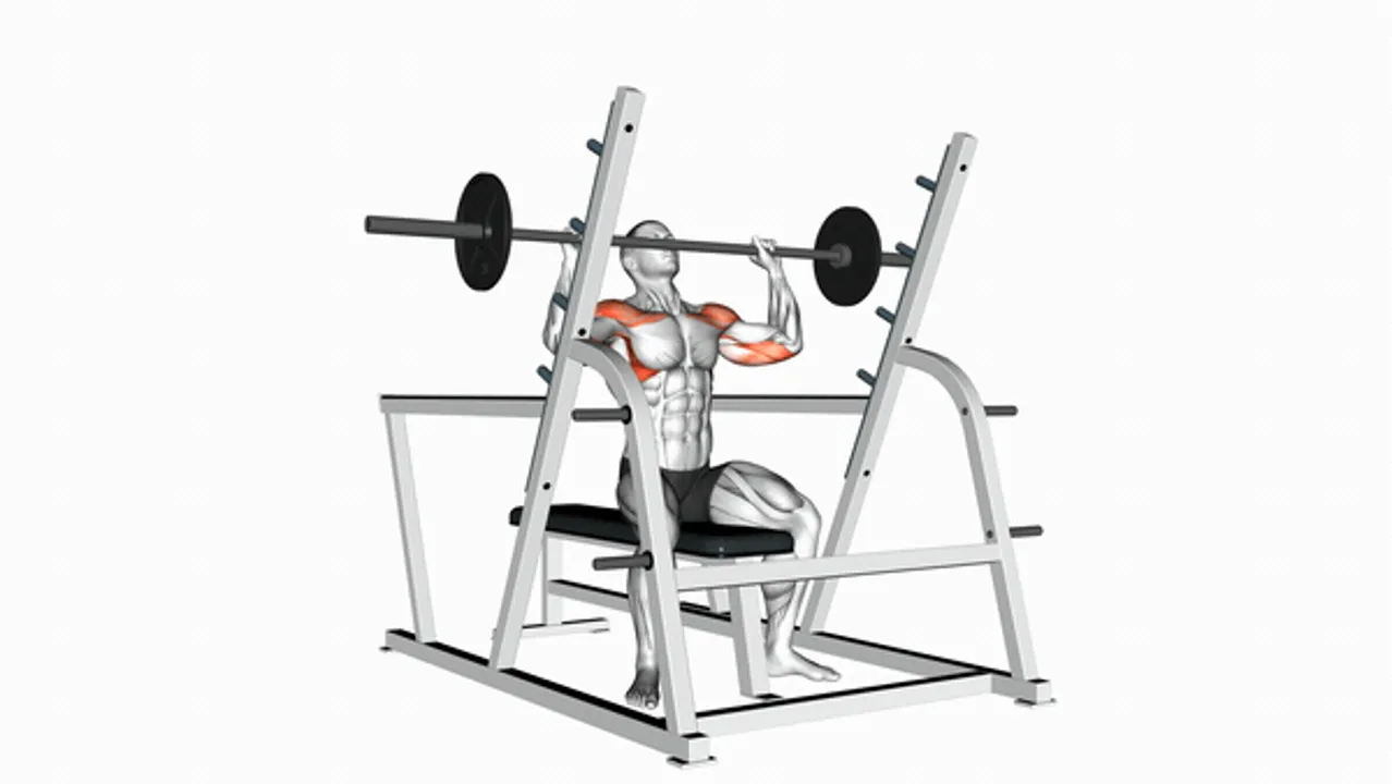 Barbell Seated Military Press