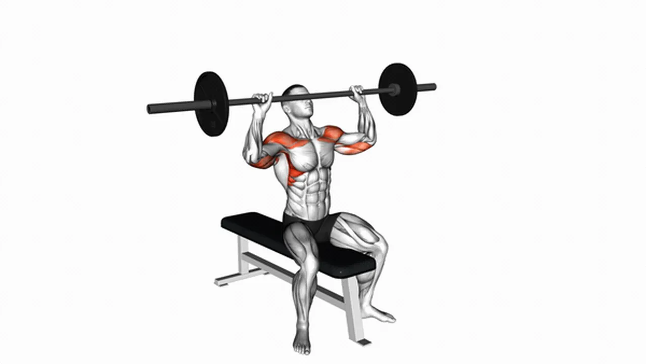 Alternatives to Barbell Seated Overhead Press Image