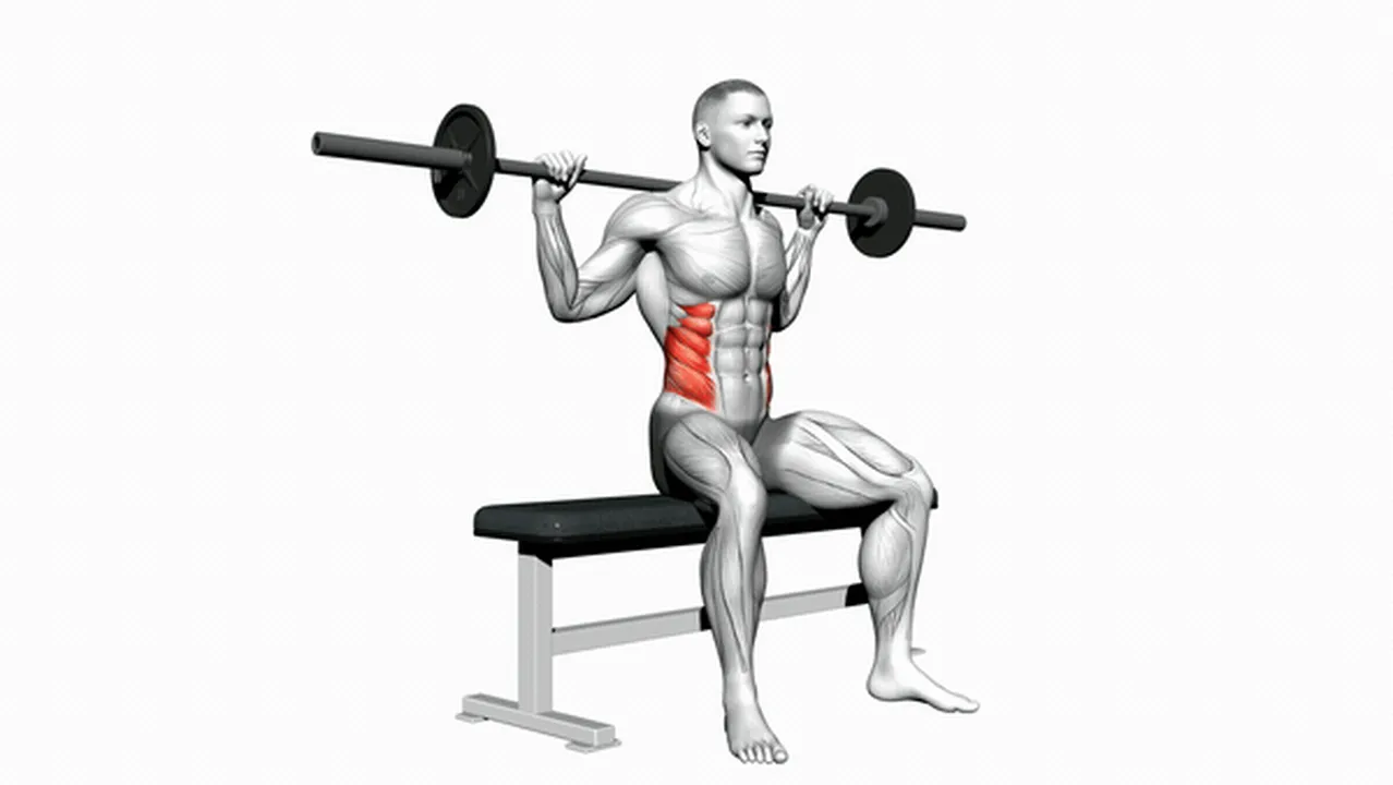 How to do the Barbell Seated Twist? Image