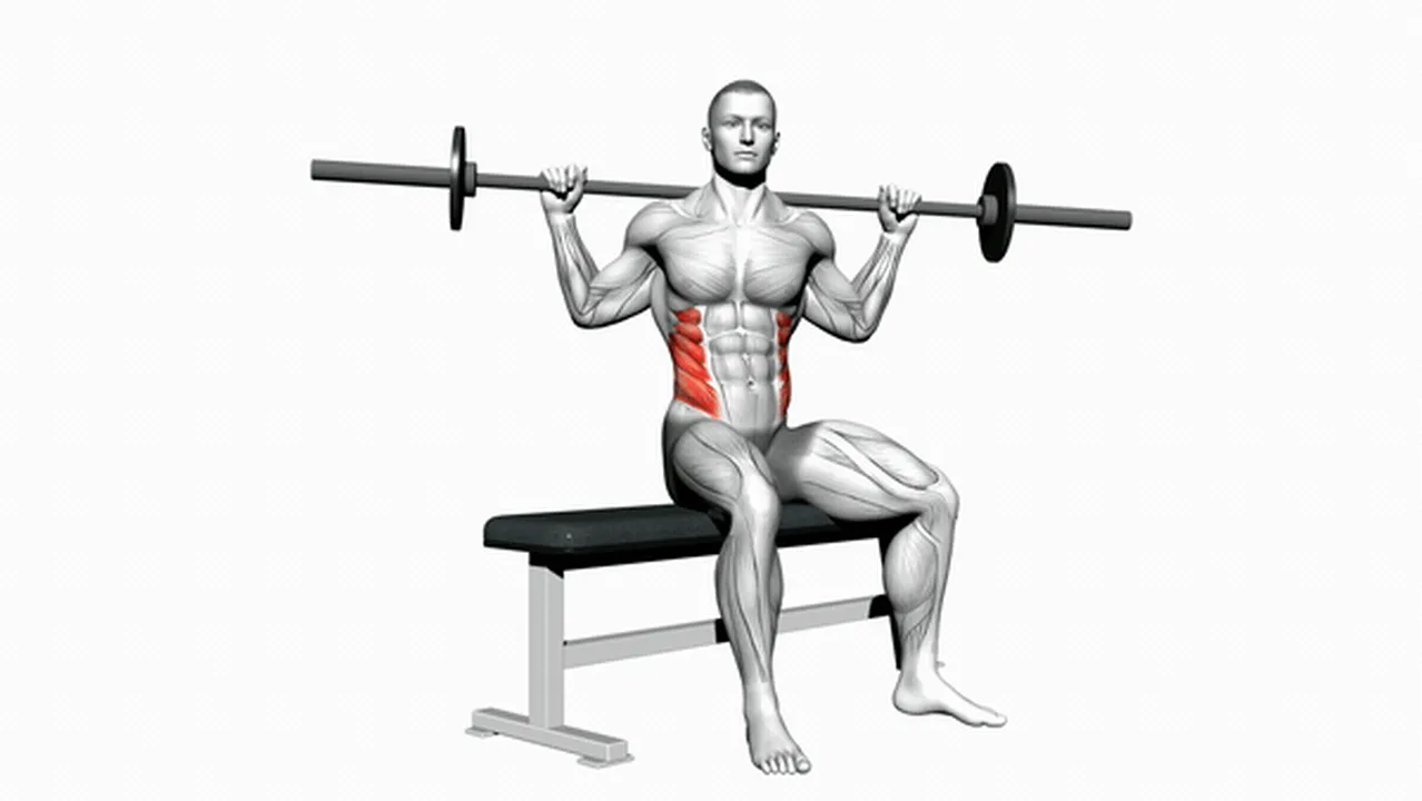 Common mistakes during the Barbell Seated Twist Image