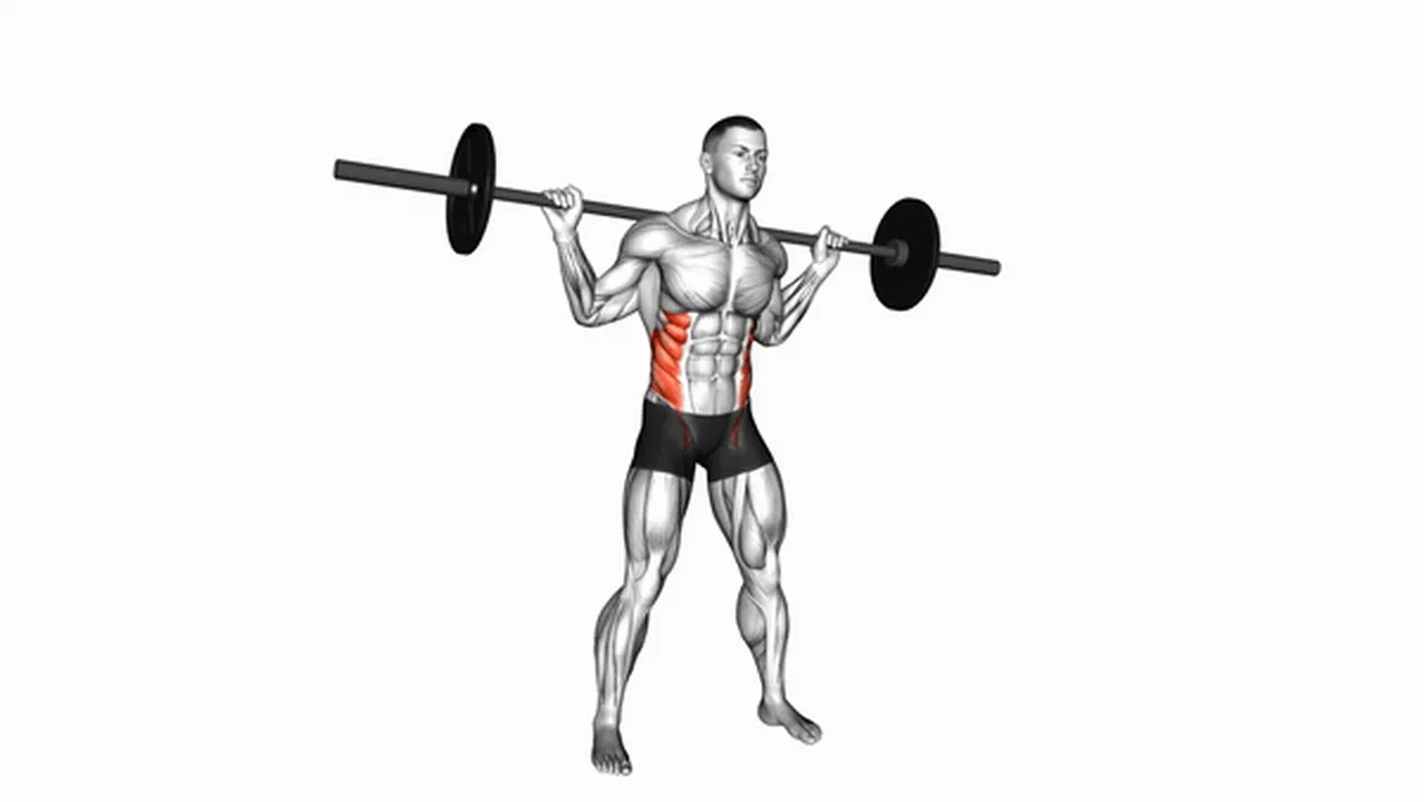 How to do Barbell Side Bends? Image